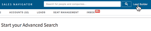 linkedin sales navigator lead-builder