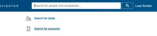 vvr linkedin sales navigator keyword search
