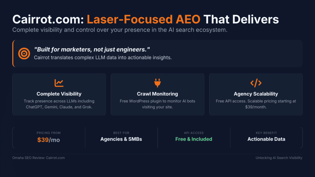 Cairrot Review AI Visibility Comprehensive Tracking Precision Tools Scalability 