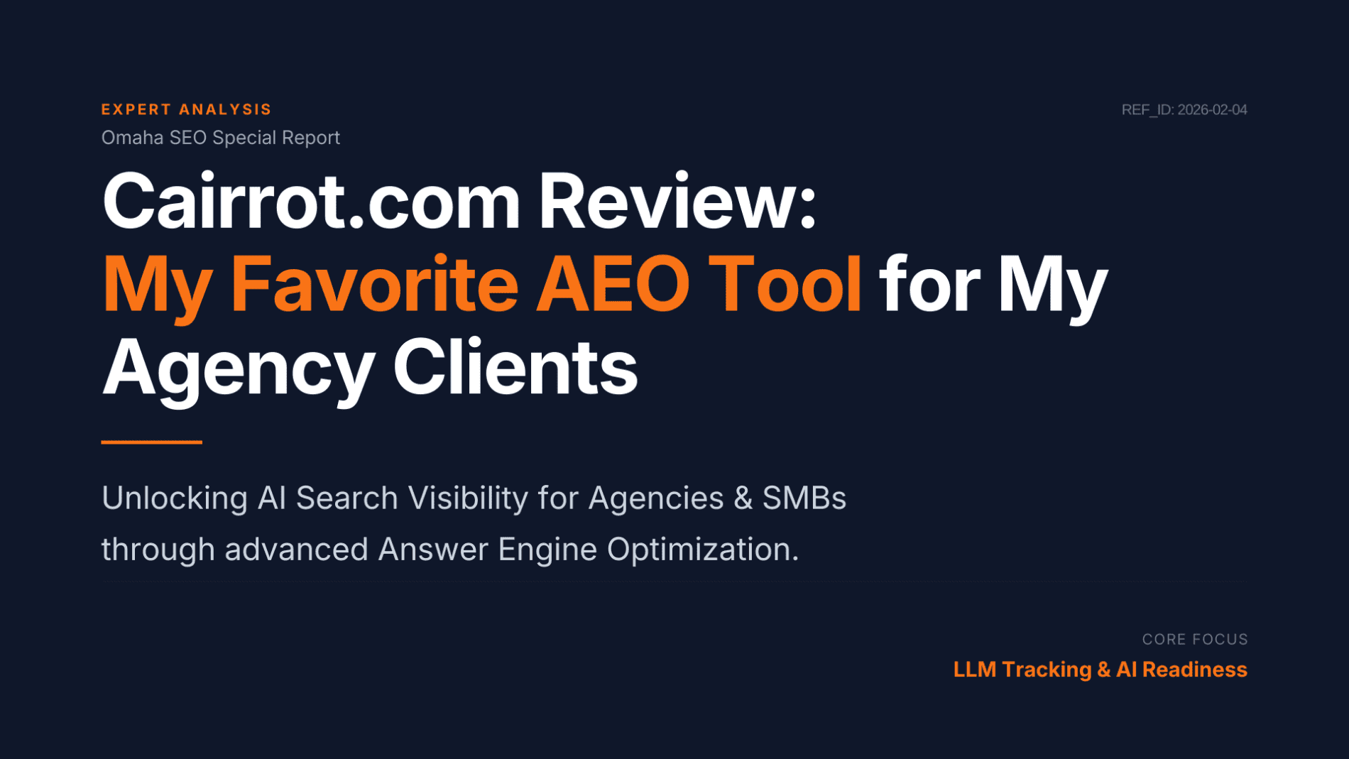 Cairrot Review - Favorite AEO Tool, Agencies & Clients