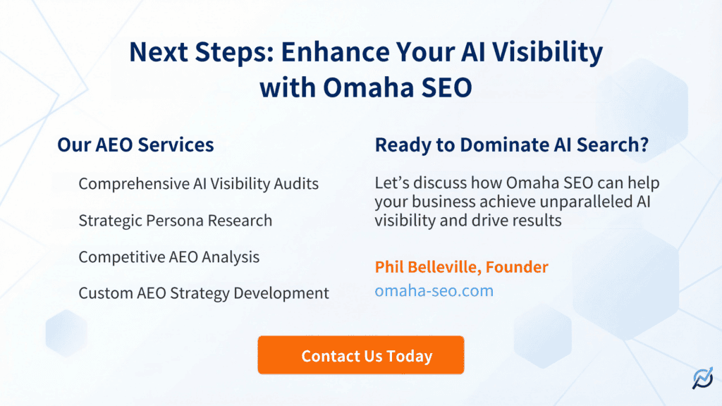 Omaha SEO & AEO Services, Enhance AI Visibility
