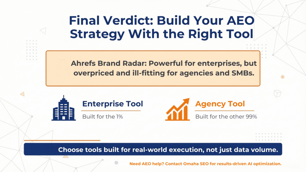 ahrefs brand radar review summary (revie by seo agency owner)