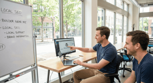 wordpress website builder near me