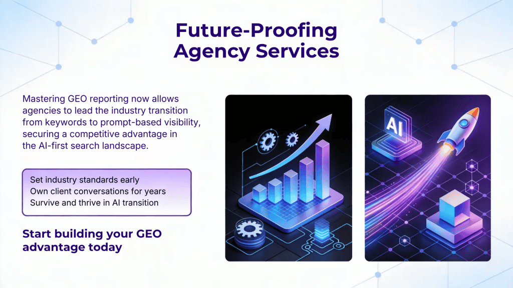 GEO Reporting Structure for Agencies