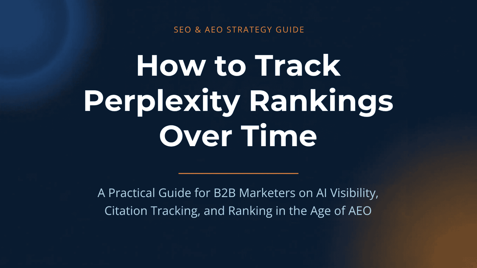 How to Track Perplexity Rankings Over Time